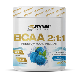 Syntime Nutrition BCAA 2:1:1 200 g Blue Raspberry