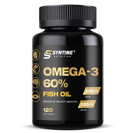 Syntime Nutrition Омега-3 60% 120 капсул