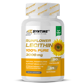 Syntime Nutrition Sunflower Lecithin 3000 mg 90 capsules