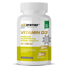 Syntime Nutrition Vitamin D3 5000 IU 120 tablets